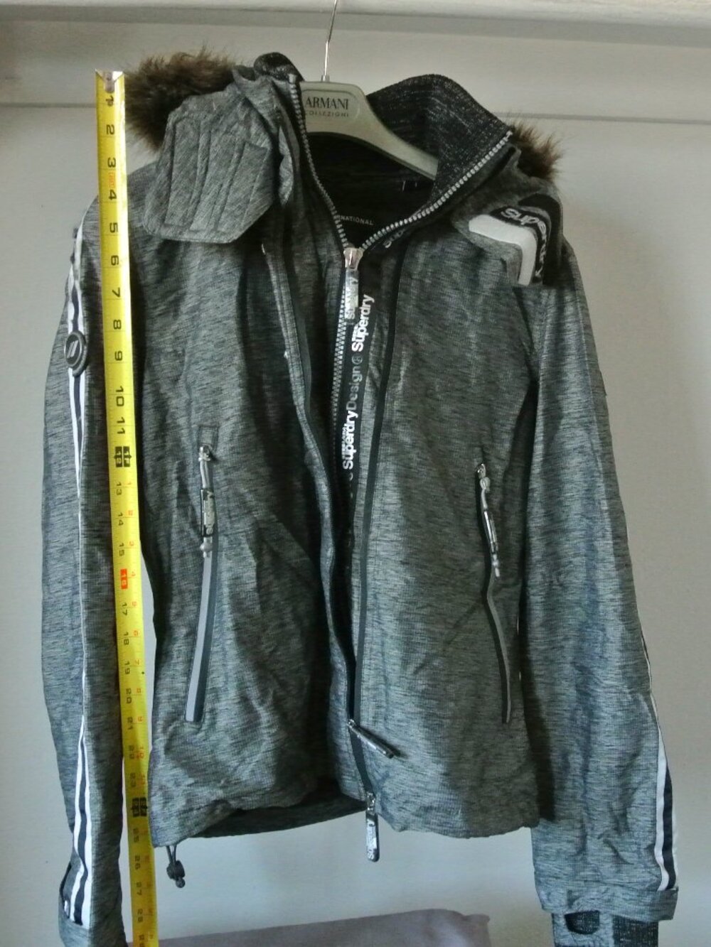 Superdry Medium Silver-Grey Jacket